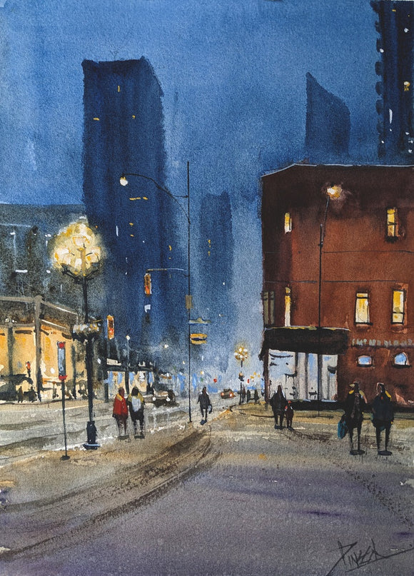 Downtown Snowstorm