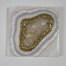 White and gold geode mini-2