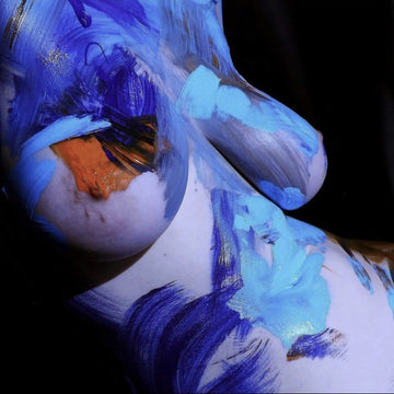 “Blue 3” Skin as Canvas Series
