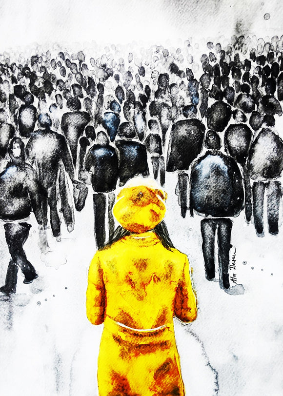 I'm feeling alone among the crowd