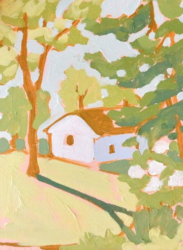 White Cottage In the Trees II