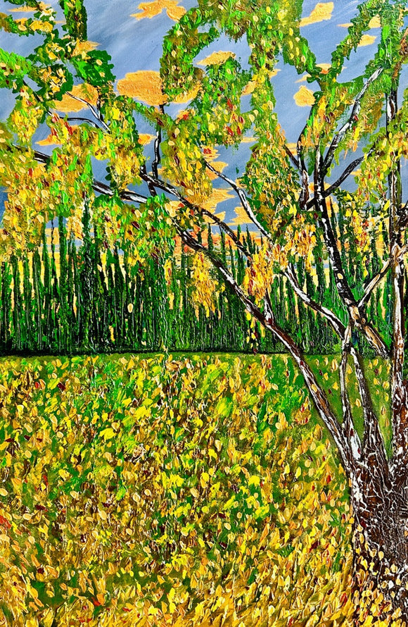 Fall in the yard