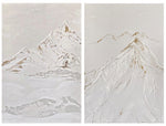 Sun Kissed Mountains & Mount Gold Plated - Serene Slopes Series (#1&2 of 4)