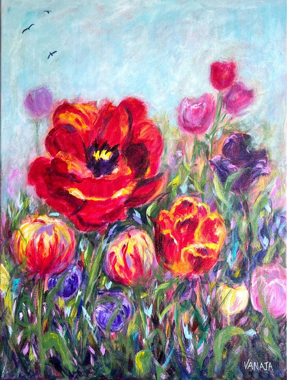 Celebrate with Tulips (Plein Air)
