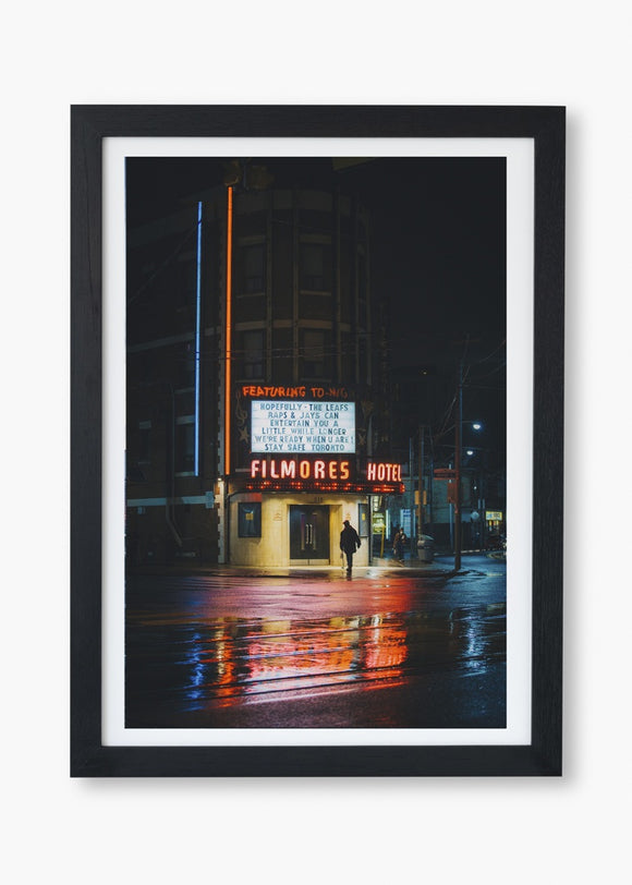 Filmore's Hotel in the Rain