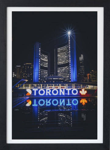 Toronto Sign at Night