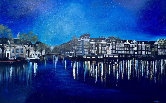 Starry night Amsterdam
