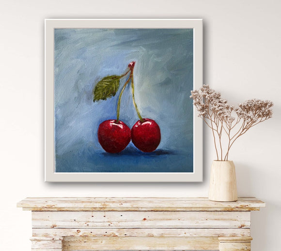 "Ordinary Days" Still Life with Cherries