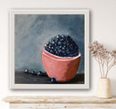 "Ordinary Days" Still Life Bowl with Blueberries-3