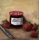 "Ordinary Days" Still Life Home Made Strawberry Jam-1