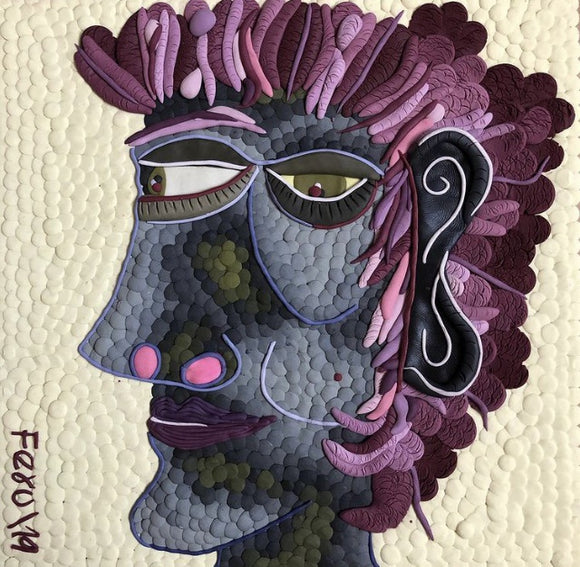 Purple face