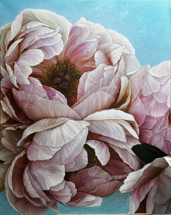Delicate peonies