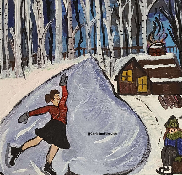 Winters skate