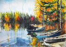 Boats, Autumn Lake-1