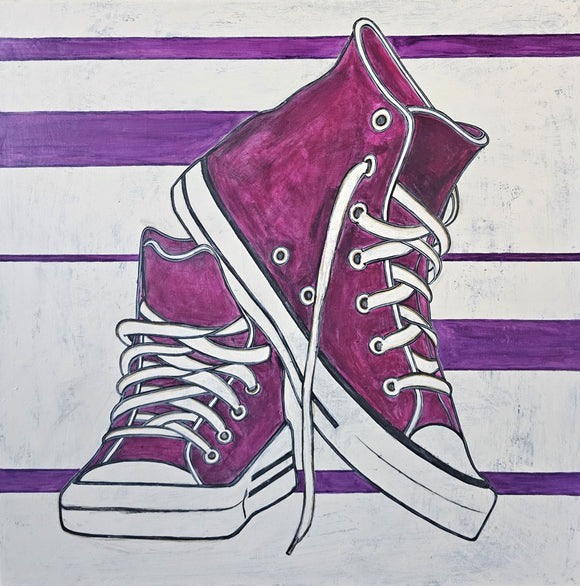 Magenta High Tops