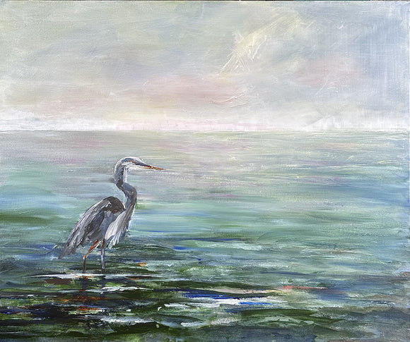 Heron in the Bay