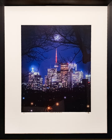 'Crescent Moon over Toronto'
