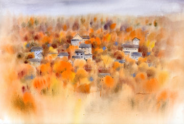 Village In Autumn