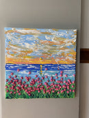 Whimsical floral beachscape-2