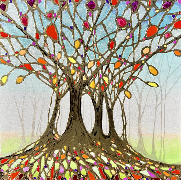 Golden Canopy: Roots of Life