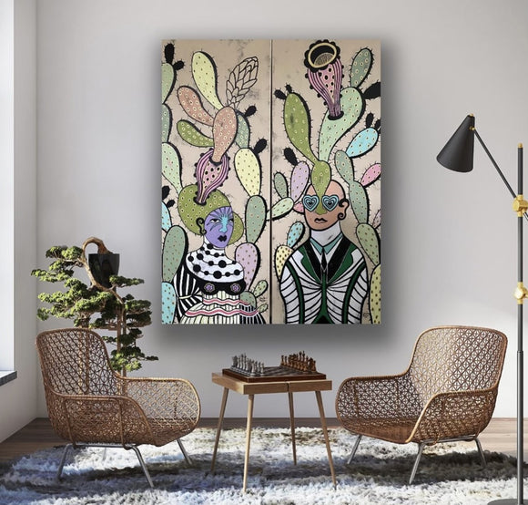 A prickly pear world