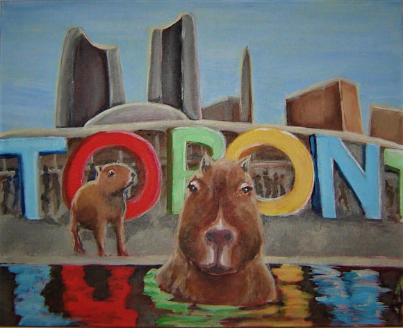 Capybaras at City Hall