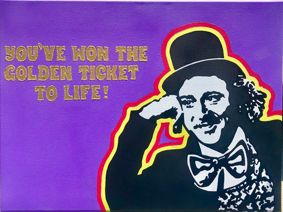 WILLY WONKA 💜 the Golden Ticket to Life!