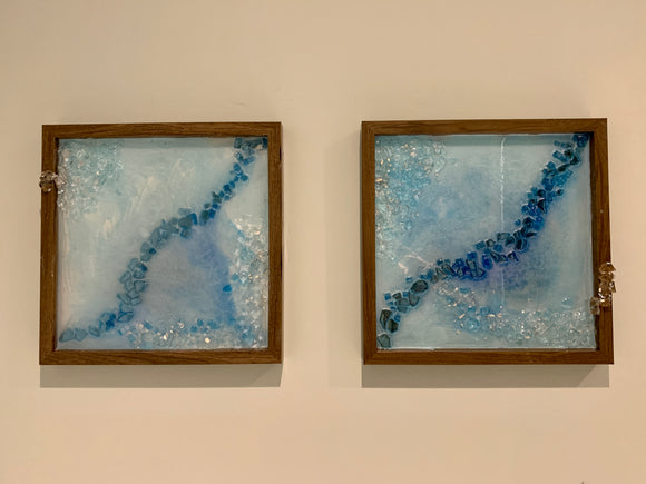 “Tranquility” resin artwork set