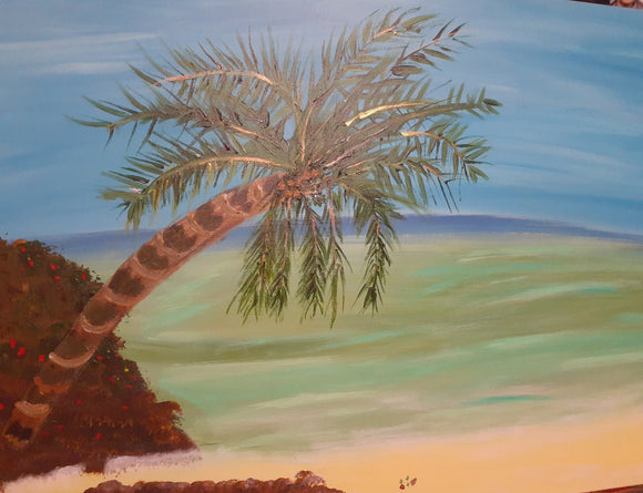 view on the beach