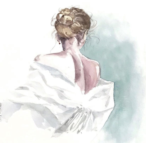 The lady with red earrings