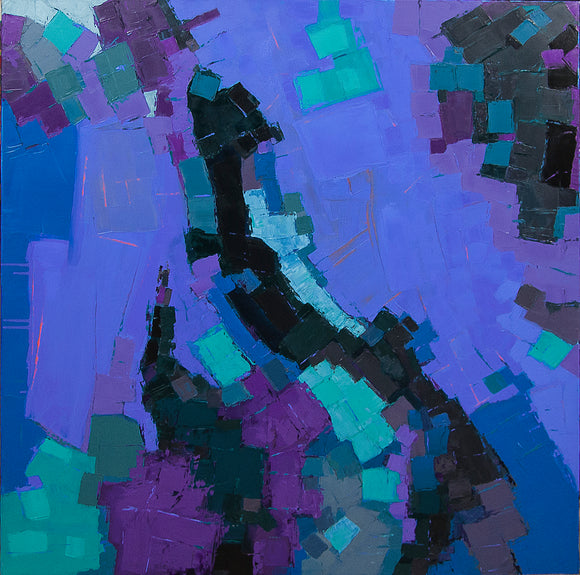 AERIAL IN ROYAL BLUE