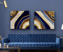 “Lapis Lazuli” resin geode set-3