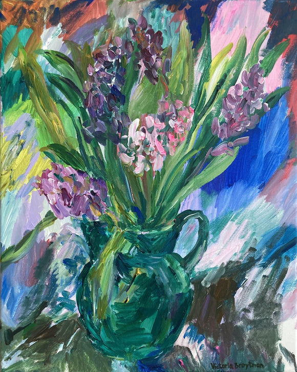 Hyacinths. Floral Composition