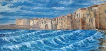 A rough sea inCefalu