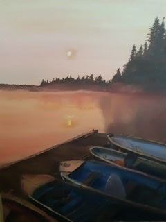 Sunset  at the docks