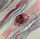 “Rosé” resin geode-1