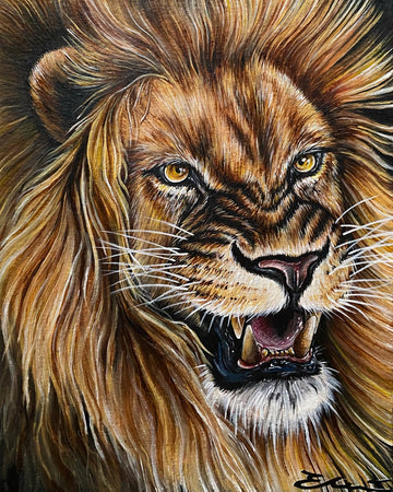 Roaring Lion Portrait