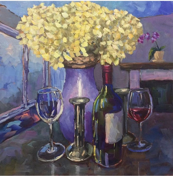 Wine with Candelabra