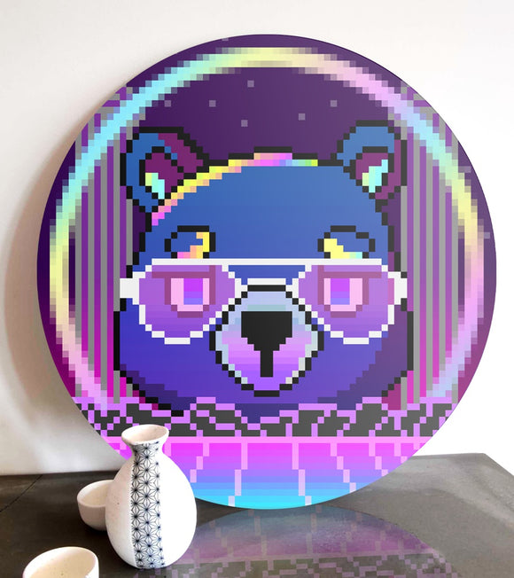 Vaporwave Teddy - #30