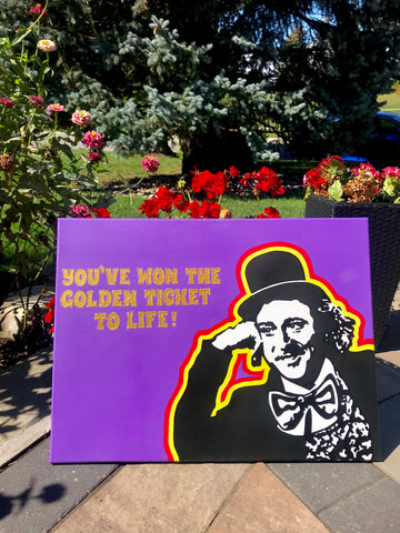 WILLY WONKA 💜 the Golden Ticket to Life!
