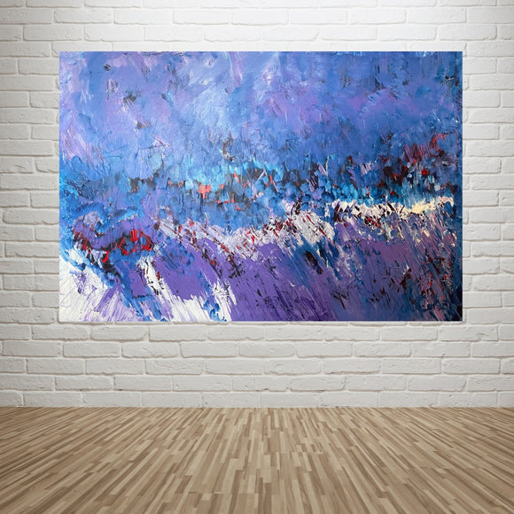 Purple mountain
