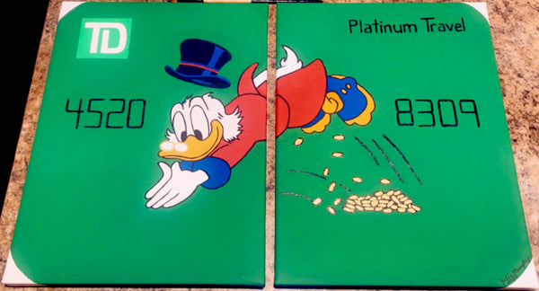 Scrooge McDuck swimming in money SET💰🤑