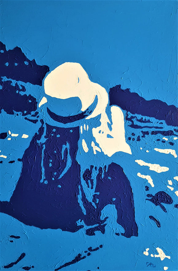LADY IN A WHITE HAT NR. 3
