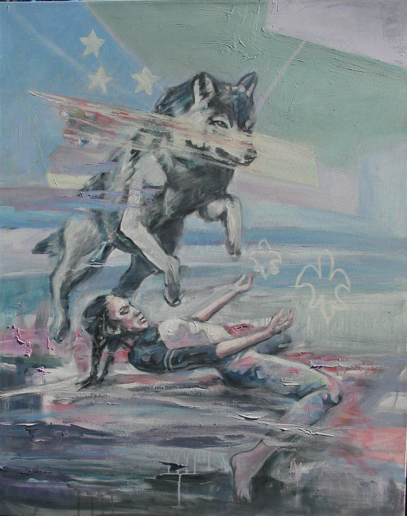 Winging it with a wolf