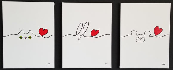 mew mew, bun bun, bear bear Love