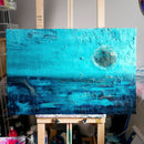 "Luminescence Ray" Moon-Ocean-Abstract-2