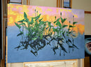 Pickerel Weed Bed Sunset-2