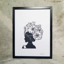Lady Art Nouveau Peonies-3