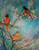 Baltimore Orioles in Crabapple Blossoms-3