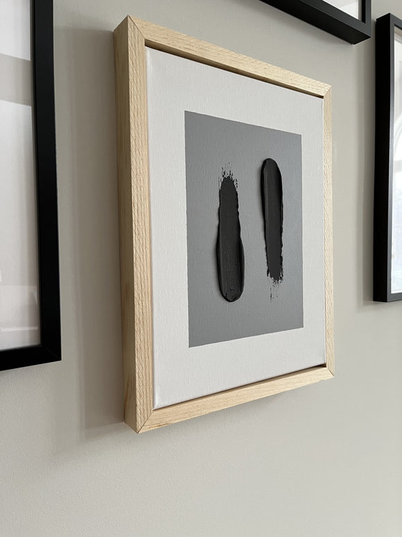 Silence Series - Black on Grey
